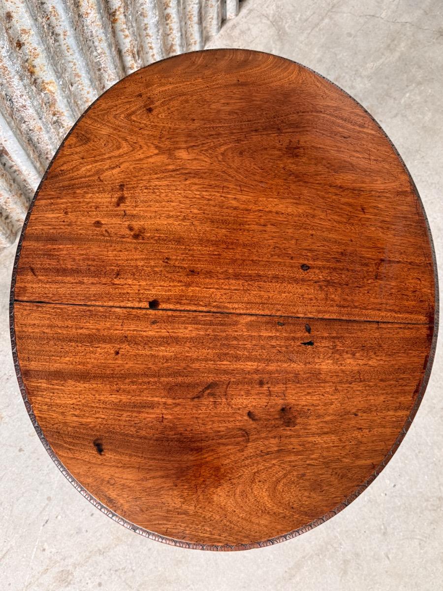 Engelse tilttop tafel massief mahonie
