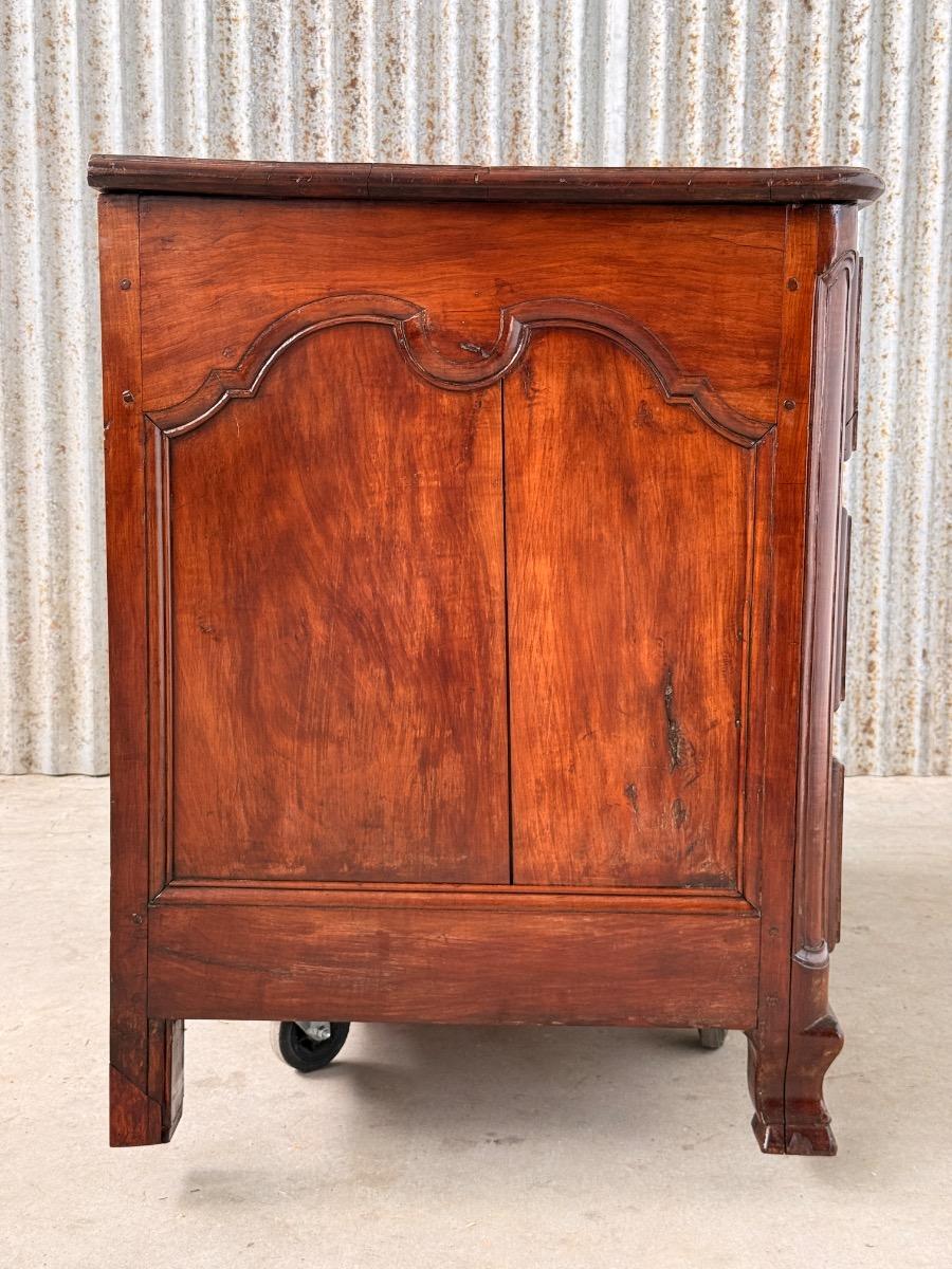 Franse Louis XV ladekast massief kersenhout
