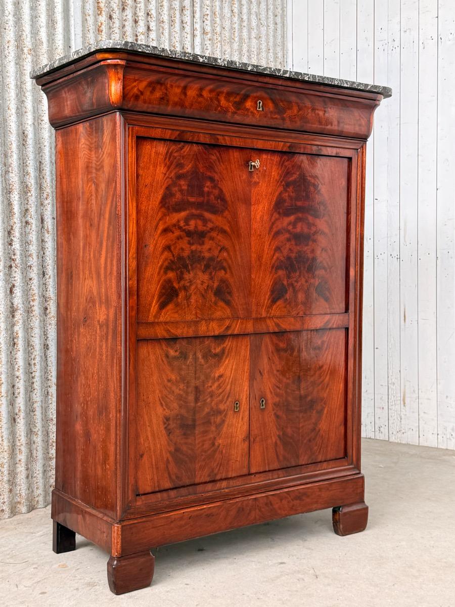 Mahonie secretaire, frankrijk / Belgie ca1840-1860