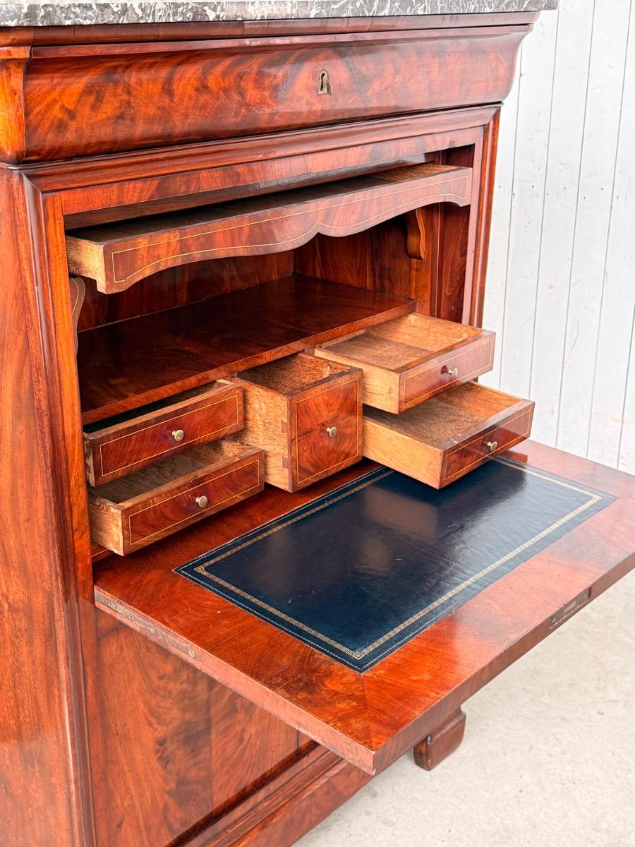 Mahonie secretaire, frankrijk / Belgie ca1840-1860
