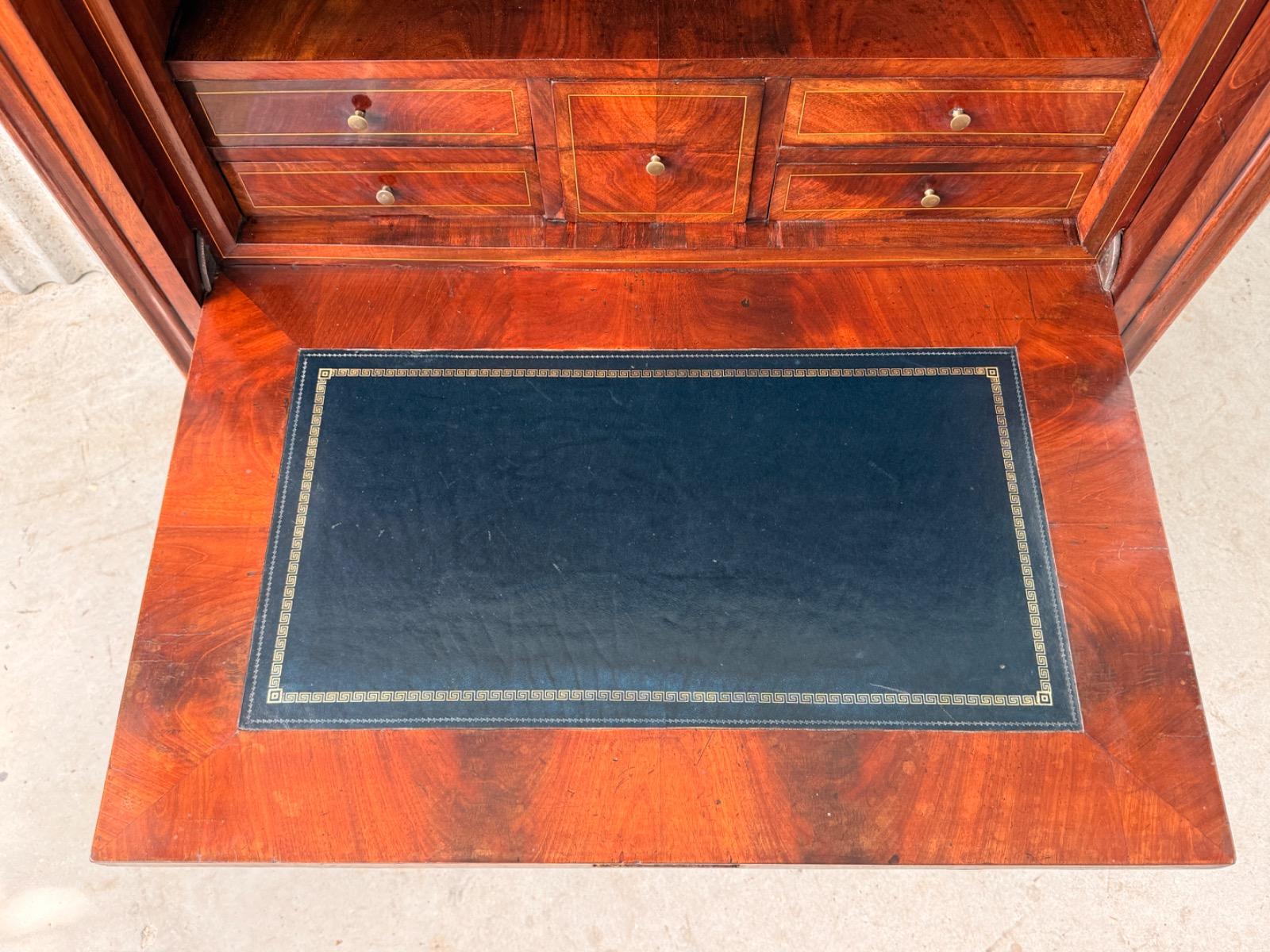 Mahonie secretaire, frankrijk / Belgie ca1840-1860