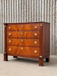 Mahonie Hollandse empire commode 