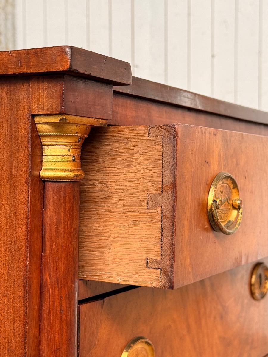 Mahonie Hollandse empire commode 