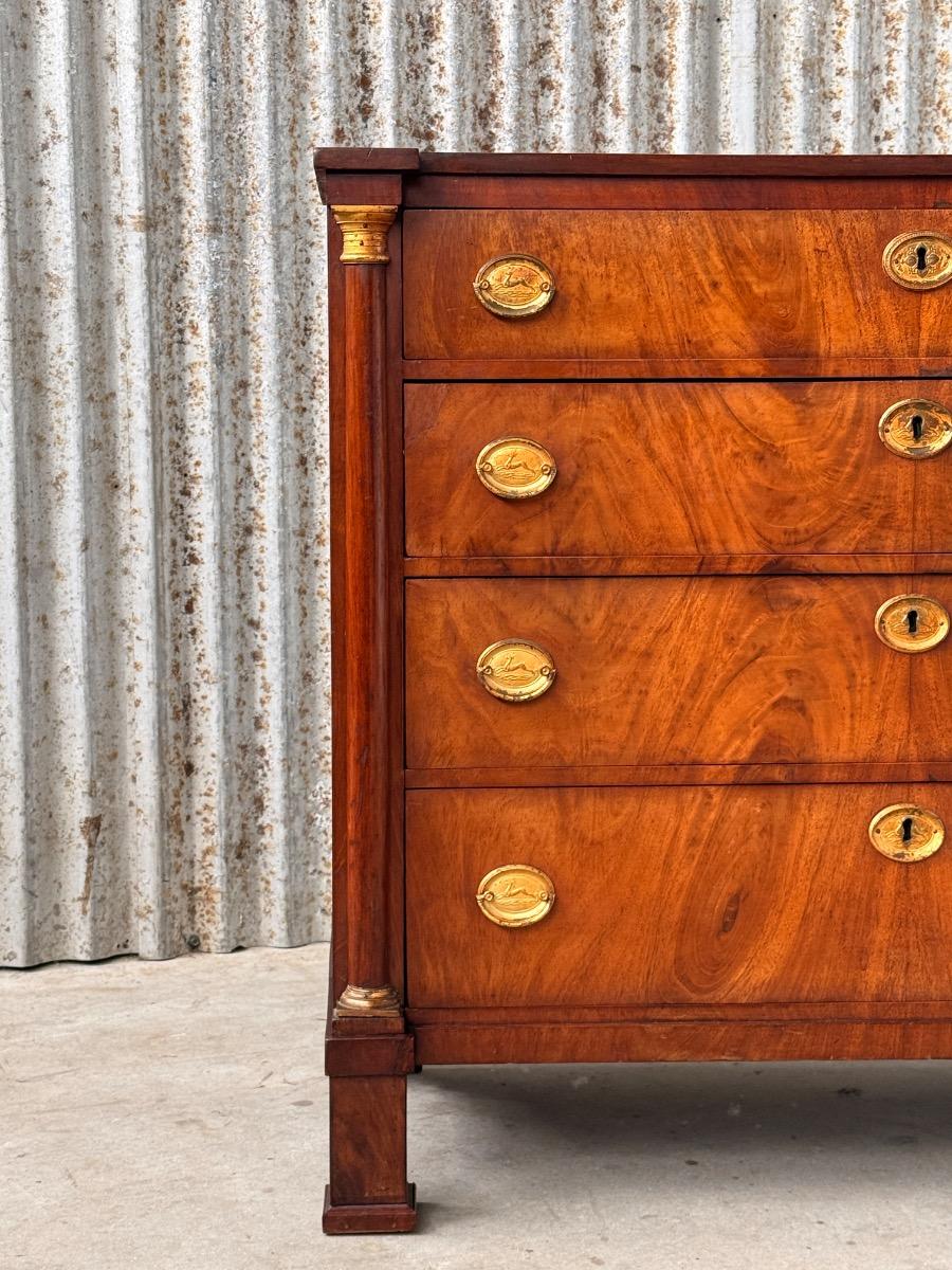 Mahonie Hollandse empire commode 